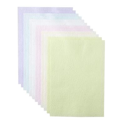 Washi Kawasumi Japanse Kleuren Pastelkleuren Lichte Kleuren Gekreukt Washi Papier Goud- en Zilverkleurige Sprinkles A3 Formaat x 42 cm 12 vellen in 6 kleuren Ongeveer