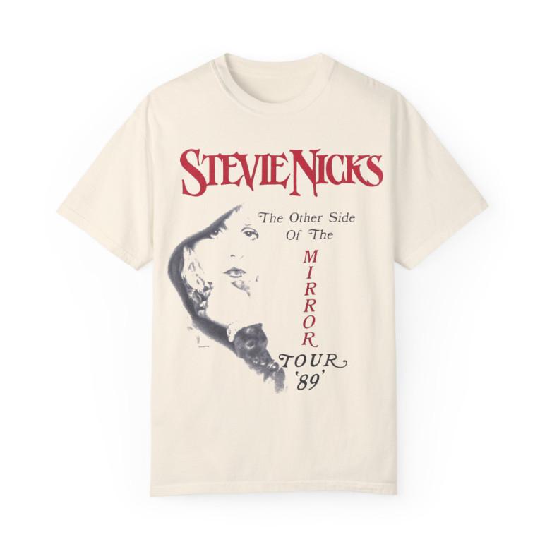 

Stevie Nicks 1989 Tour Shirt Retro Album Tee The Other Side of the Mirror Unisex T-Shirt XXXXL