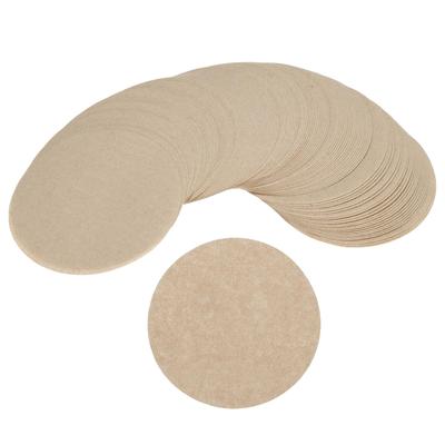 PATIKIL Disposable Round Brown Paper Filters for Mocha Pots, 2.52-inch OD, Espresso Maker, Cafe, Office Use, Pack of 200