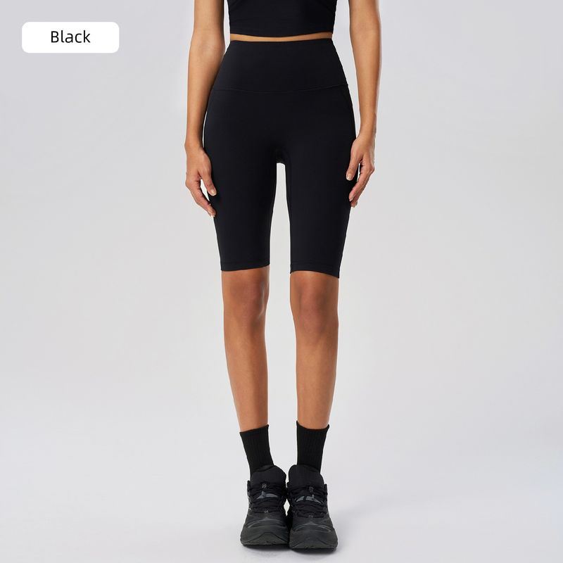 

Shishi City Quality Clothing Co., Ltd. Spring and Summer T Line Nude Feel High Waist Yoga Pants Women Stretch Shaping Peach Hip- Black 6 (50.00 kg-57.50 kg