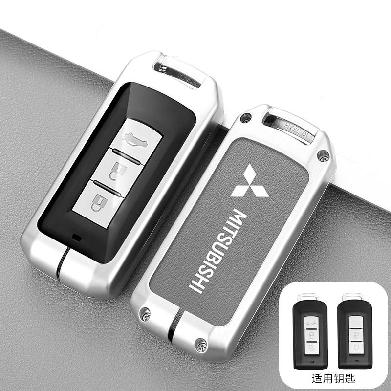 

New Car Smart Key Case Cover Holder For Mitsubishi Outlander Lancer 10 Pajero Sport ASX RVR L200 Eclipse Cross Auto Accessories