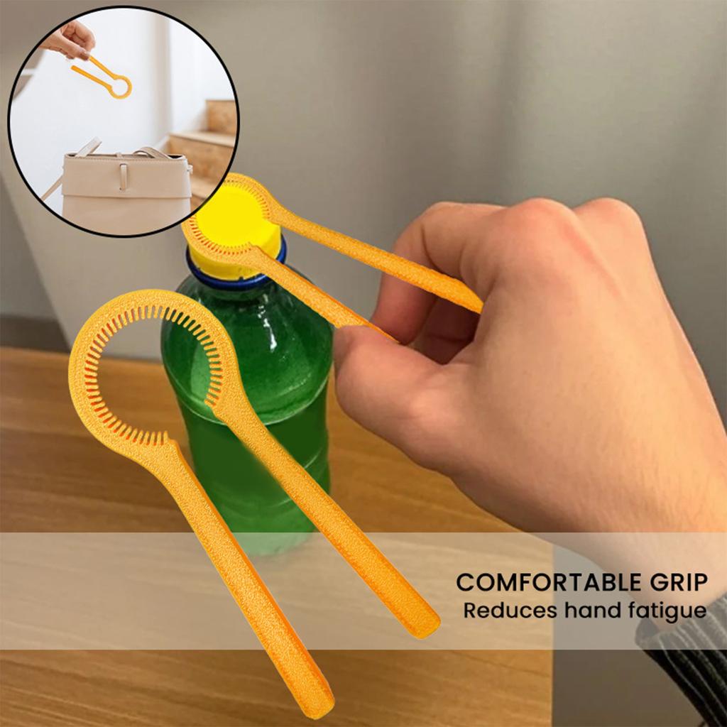 Universal Bottle Opener Beverage Bottle Opener Is Suitable For Weak Hands, Elderly People With Arthritis(Yellow)