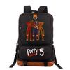 Large Capacity Schoolbag with Shoulder Strap; Student Three-piece Pencil Case Set