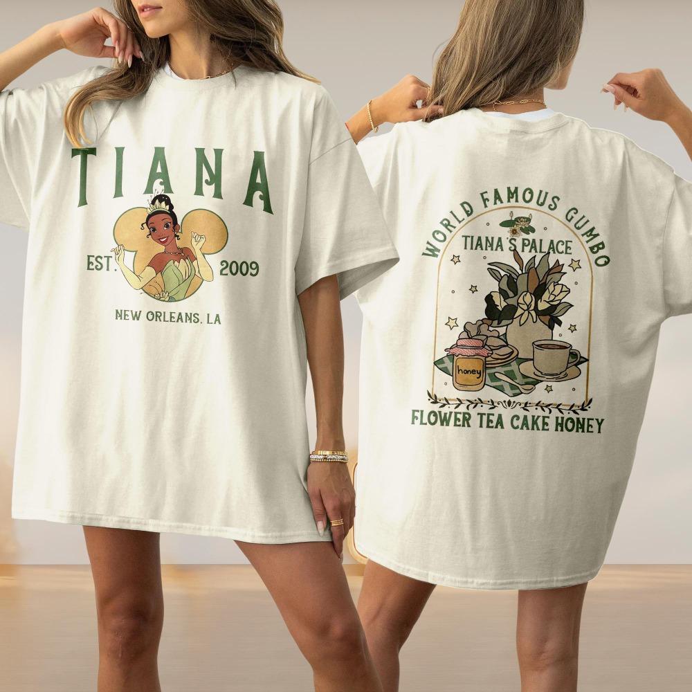 Princess and The Frog TShirt Princess Tiana Shirt Tianas Palace Sweatshirt Tiana Princess Vacation Shirt S