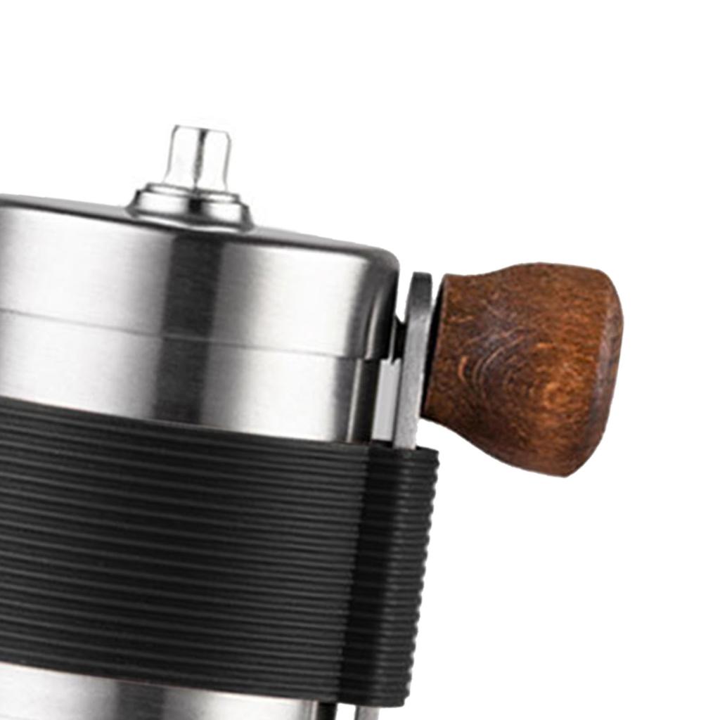 Manual Coffee Grinder Adjustable Particles Size Stainless Steel Coffee Bean Grinder for Household