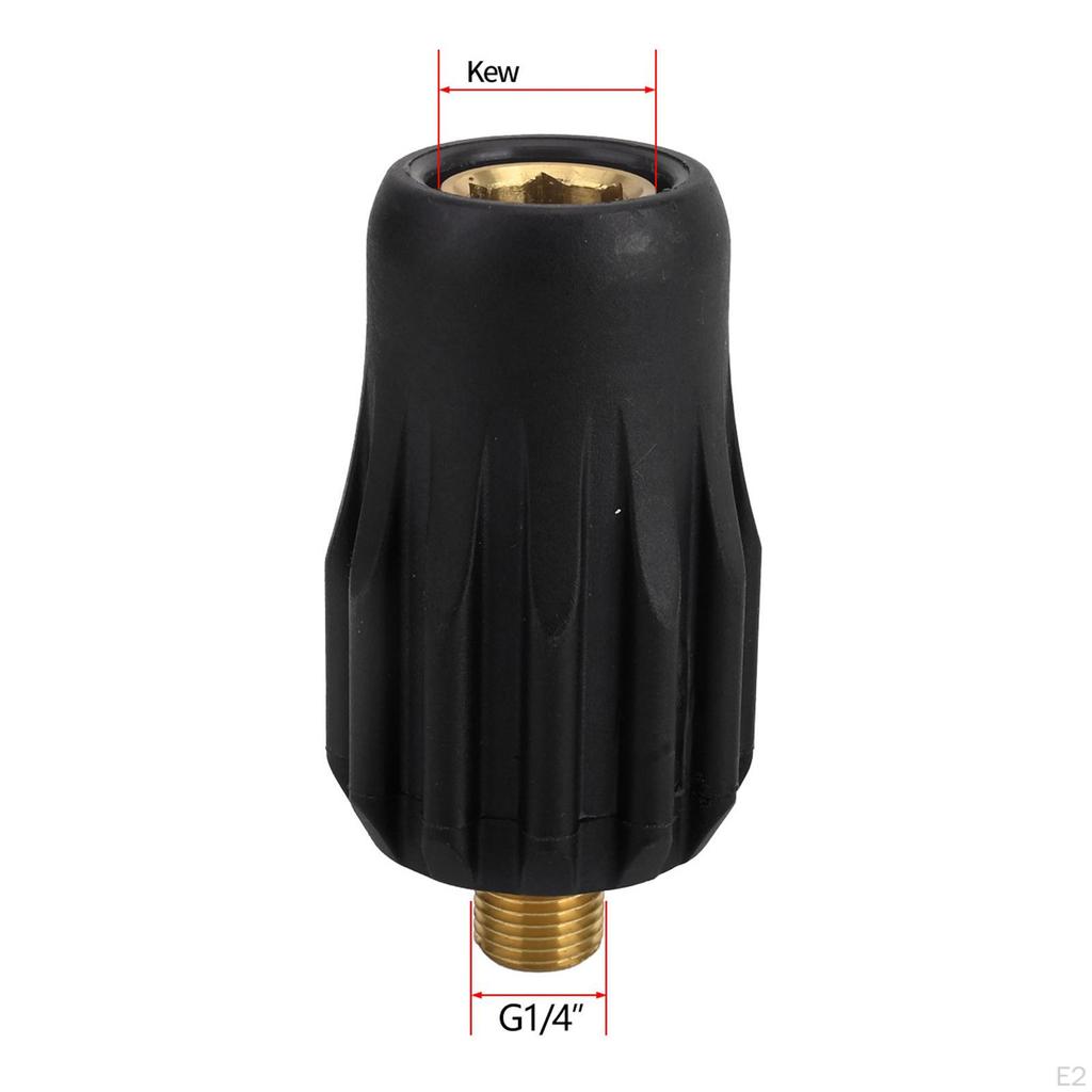 Pressure Washer Adapter Quick Coupler Nozzle Connect Fitting with G1/4 Thread for Kew