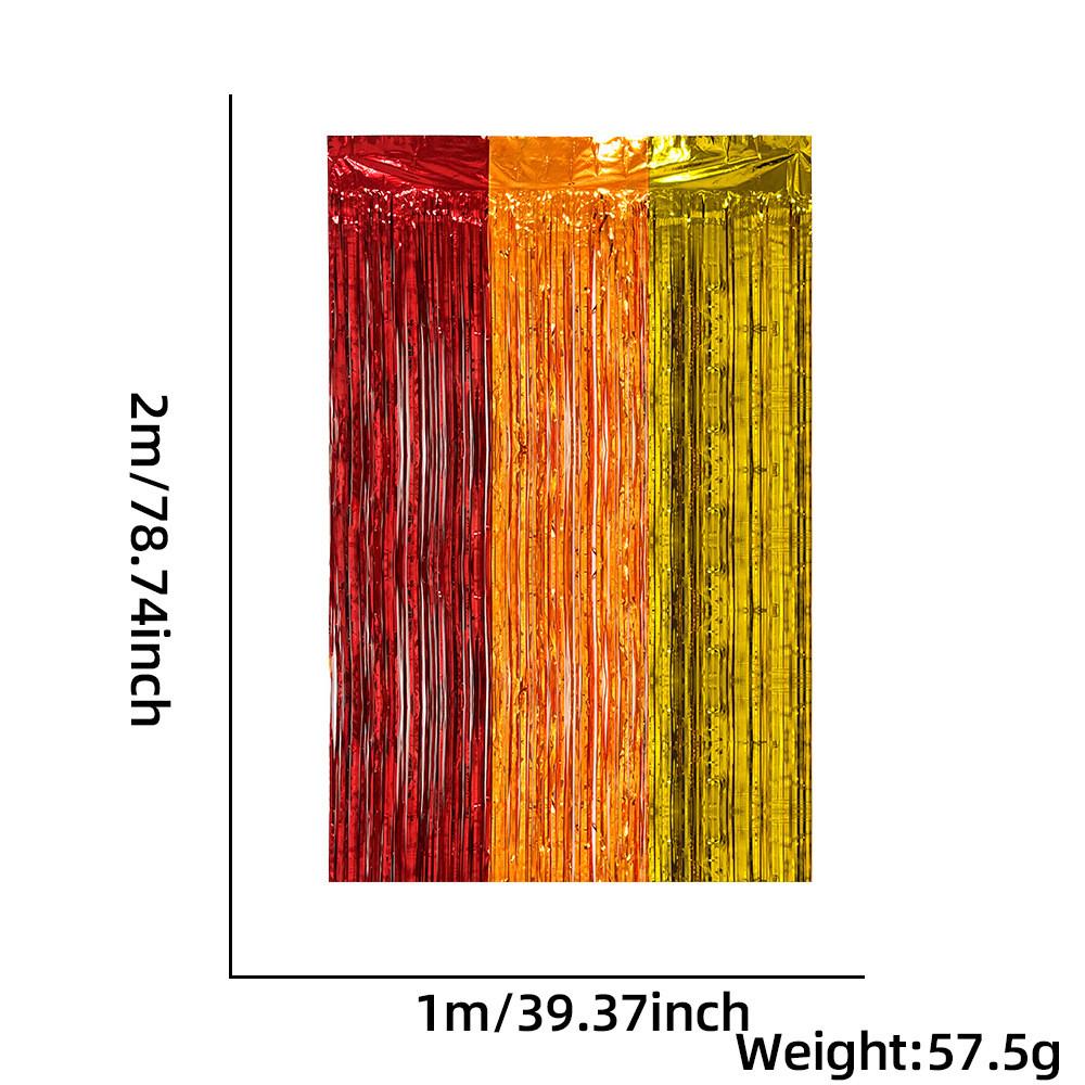 

Stunning Green Blue Purple Split Rain Curtain For Birthday Party Decoration And Festive Events StyleG