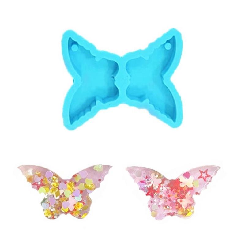 Moon Pentagram Round Earring Silicone Mold Suitable for Epoxy Resin Diy Craft Backpacks Pendant Ornament Jewelry Making