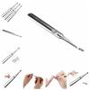 Stainless Steel Cuticle Pusher Trimmer Remover Pedicure Manicure Nail Art Tools