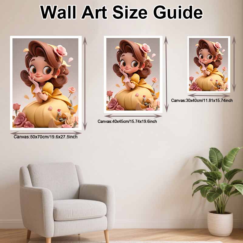 Disney Diamond Painting Set Classic Belle Home Decor Craft, Perfect Handmade DIY Gift Idea