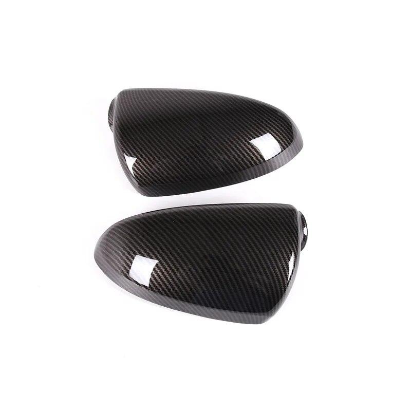 Car Rearview Mirror Cover Trim Sticker For Mercedes Benz Smart 451 453 Fortwo Forfour 2009- Auto Exterior Accessories