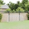 VidaXL Chicken Cage Silver 300x105x120 Cm Galvanized Steel, Chicken Coop, Chicken Run, Chicken Coop with Run, Hut 172553