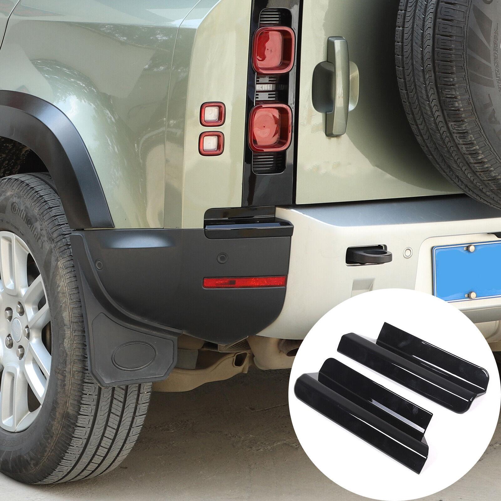 Glossy Black Exterior Tail Light Lamp Lower Strip Trim For LR Defender -23