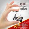 Mini Stainless Steel Fishing Reel – All-Metal Design for Raft, Ice, and Surf Fishing.