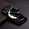 Witch And Cat Colorful Cute Phone Case For Samsung Galaxy Z Flip3 Flip4 Flip5 Flip6 Flip7 For Z Flip 7 6 5 4 3 5G Hard Folding C