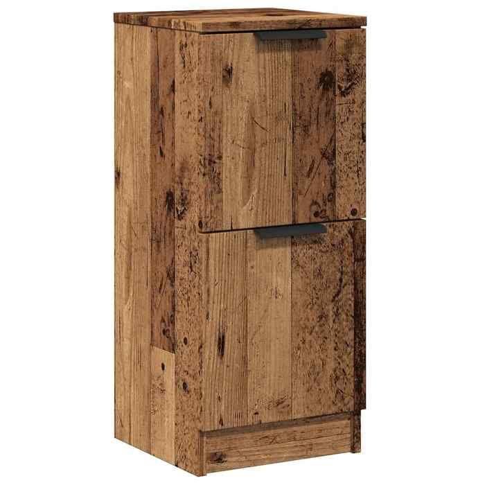 VidaXL Buffet vieux bois 30x30x70 cm bois d'ingénierie 856959