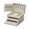 Francfranc Flavia Jewelry Box, Small, Gray