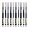 100Pcs Straight Liquid Ball Pen Quick Drying Business File Signature Gel Pen 0.5mm Black/Blue Ink Office School Use,Birthday Gifts,School Season