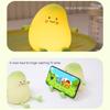 USB Rechargeable Night Light Mango Silicone Night Lights Touch Sensor Bedroom Bedside Cat Lamp With Remote For Kids Baby Gift