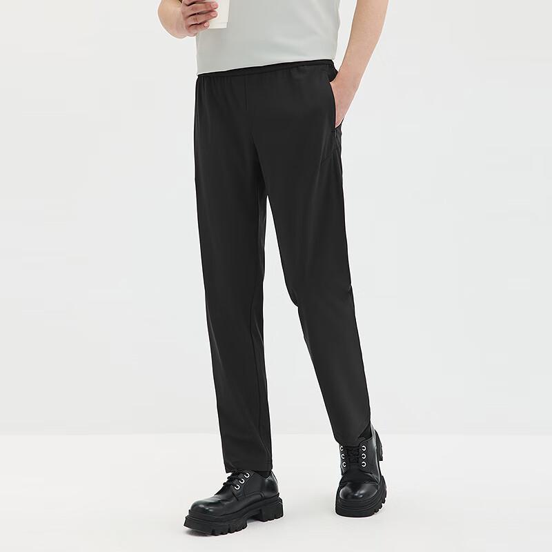 SEPTWOLVES Men's Ice Oxygen Cool Elastic Waist Knitted Casual Pants