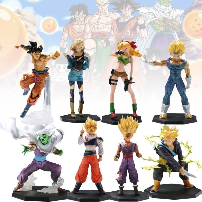 Collectible Pvc Dragon Ball Son Goku Majin Vegeta Green Outfit Figure Display Model