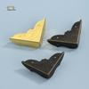 Antique Bronze Gold Right Angle Iron Corner Protector for Wood Furniture