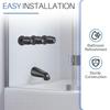 Classical Shower Handle Easy Screwdriver Installation Bathtubs Faucet Diverter Knobs No Tool Shower Handle Replacement