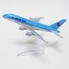 JJC Diecast Miniature Aircraft Model - Korean Air A380 (1:400, 16cm) - Decorative Collectible