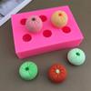 3D Tangerine Silicone Molds For Baking Mousses Cake Chocolate Dessert Puddings Jelly Ice Creams Easy Demold 6 Cavity