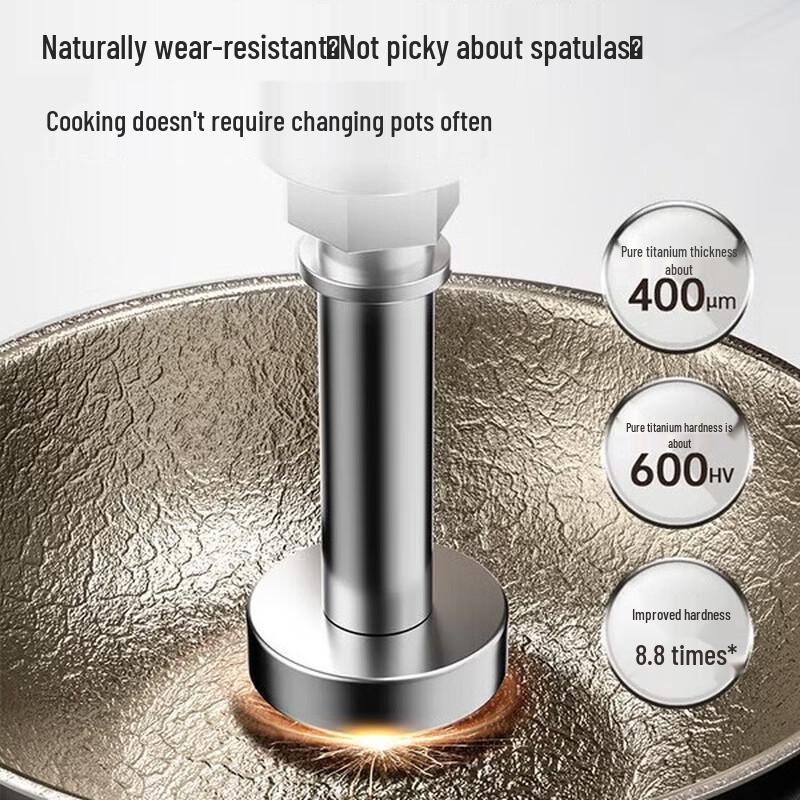 Cooker King 32cm Pure Titanium Non-stick Wok