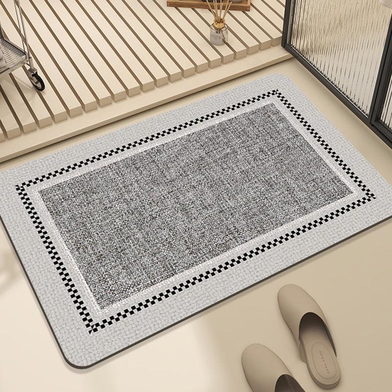 Simple Modern Air Speed Dry Moisture-wicking Washroom Floor Mat Best Non-slip Water Resist Carpet Wear Resistant Dirty Foot Mat Soft Mat