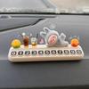Labu Car Decoration 2025 New Internet Celebrity Interior Accessories Cute Cloth Doll Labu Car Plush Doll