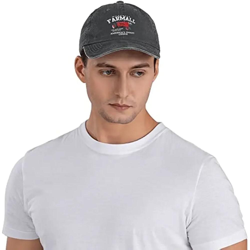 Farmall Unisex Baseball Cap Dad Hat Cotton Adjustable Trucker Cap for Men Women Trucker Hat Mens Cap Unisex Casual