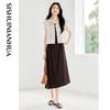 Women's Long-Sleeve Shirt & Sling Dress Two-Piece Set