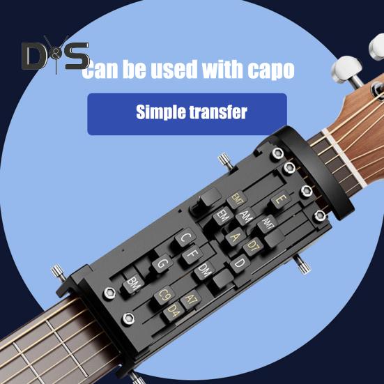 Guitar Aid Chords Trainer Guitar Assisted Tool Learning System for Beginners Adults And Teens Guitar Chord Accessory Practice Aid