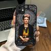 -Fashion F-Frida K-KahlosS Phone Case for iPhone 16 15 14 11 12 13 Pro Max X XS Translucent Matte Cover