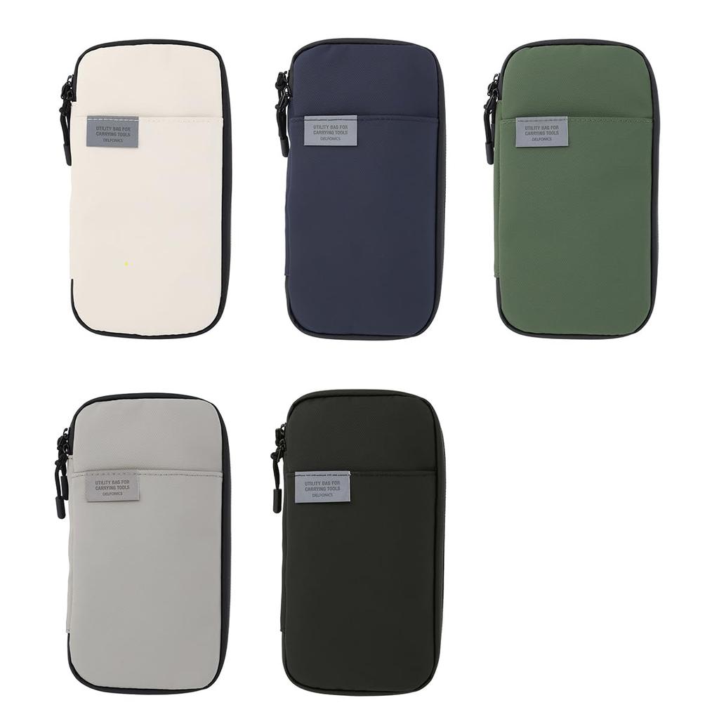 Delfonics Water-Repellent Inner Carrying Box Pen Case, Medium (Black)