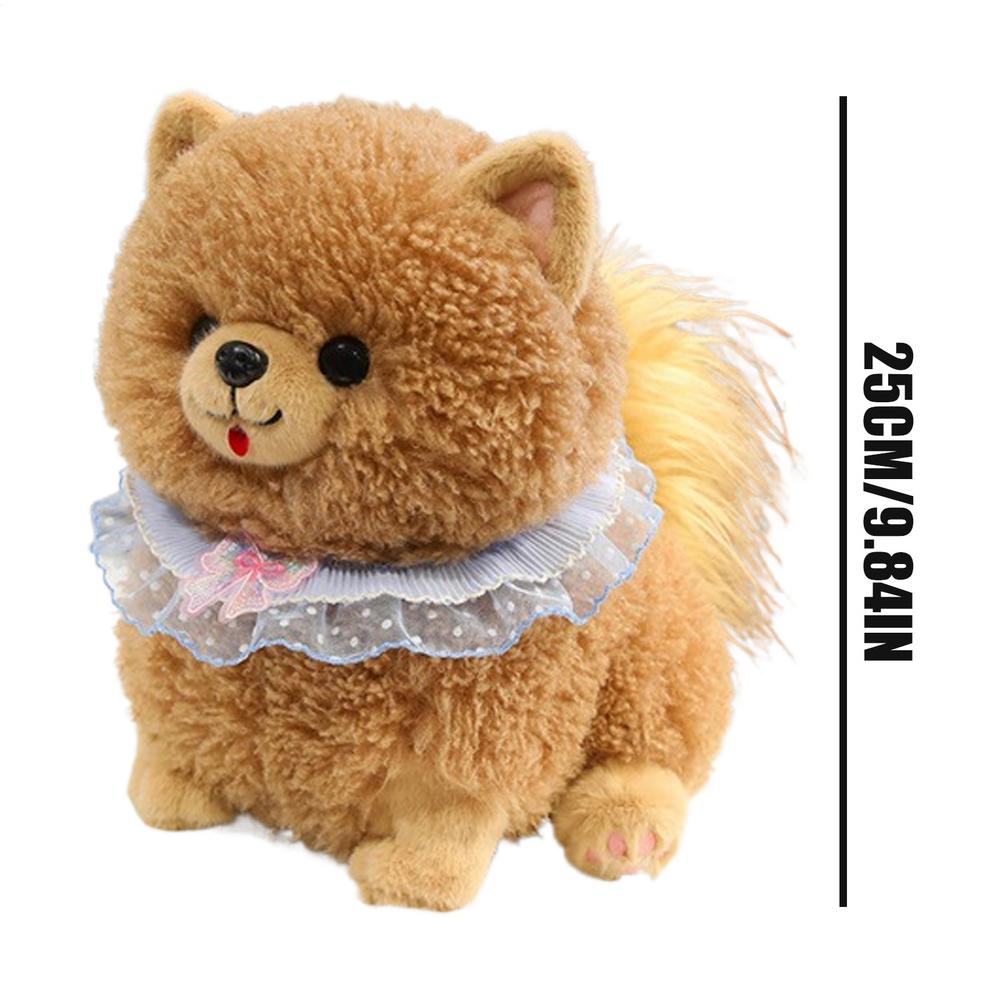 Realistic Puppy Plush Toy Dog Stuffed Animal Soft Cute For Kids Adults Gift Collection Home Bedroom Decor Comfort Companion