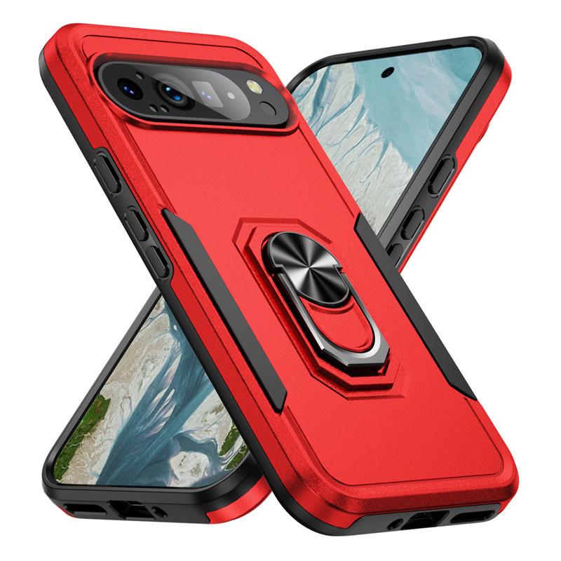 Applicable To Google Pixel 9Pro Ring Armor Anti-Drop Phone Case Pixel10a Pioneer Bracket Case