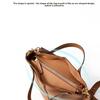 Niche Texture Versatile First-layer Cowhide Commuting Large-capacity Bucket Bag Elegant Single Shoulder Oblique Span Bag