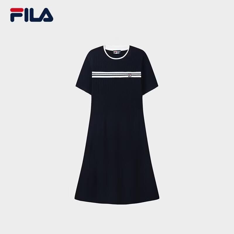 FILA Women s Woven Short Sleeve Dress M