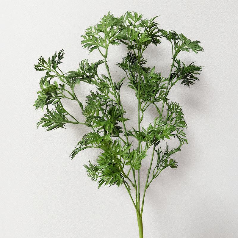 Realistic Fortune Tree Leaf Bunch - Artificial Green Plant Decoration for Indoor Landscaping and Photography Props