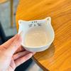 2 Pezzi Mini Ciotole per Salse a Forma di Gatto in Ceramica – Carine Ciotoline da Dessert e per Salse da 90 ml per Cucina o Feste
