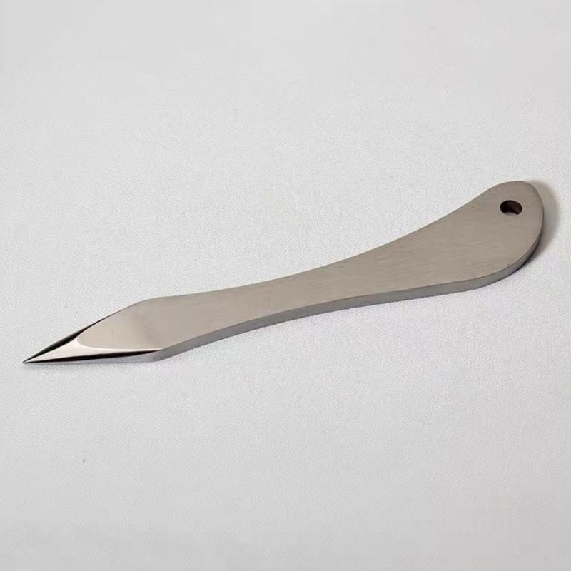 Professionelles Lederhandwerkzeug Edelstahlkanten Schräder für präzises Markieren, Trimmen und Formen von Projekten