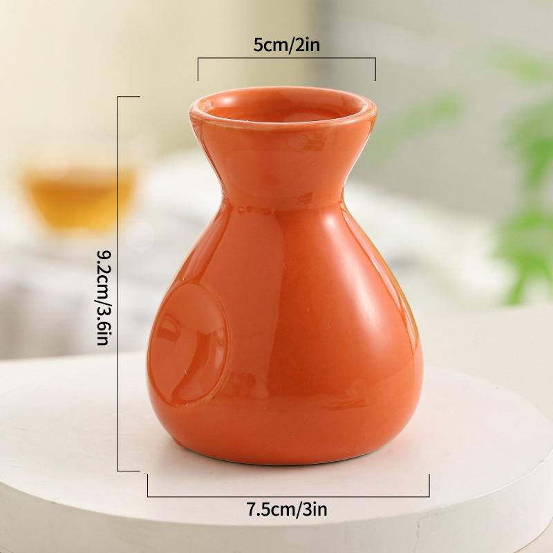 Ins Ceramics Vase Plant Flower Bottle Table Decoration Flower Vase Colorful Vases Wedding Decoration Home Decoration