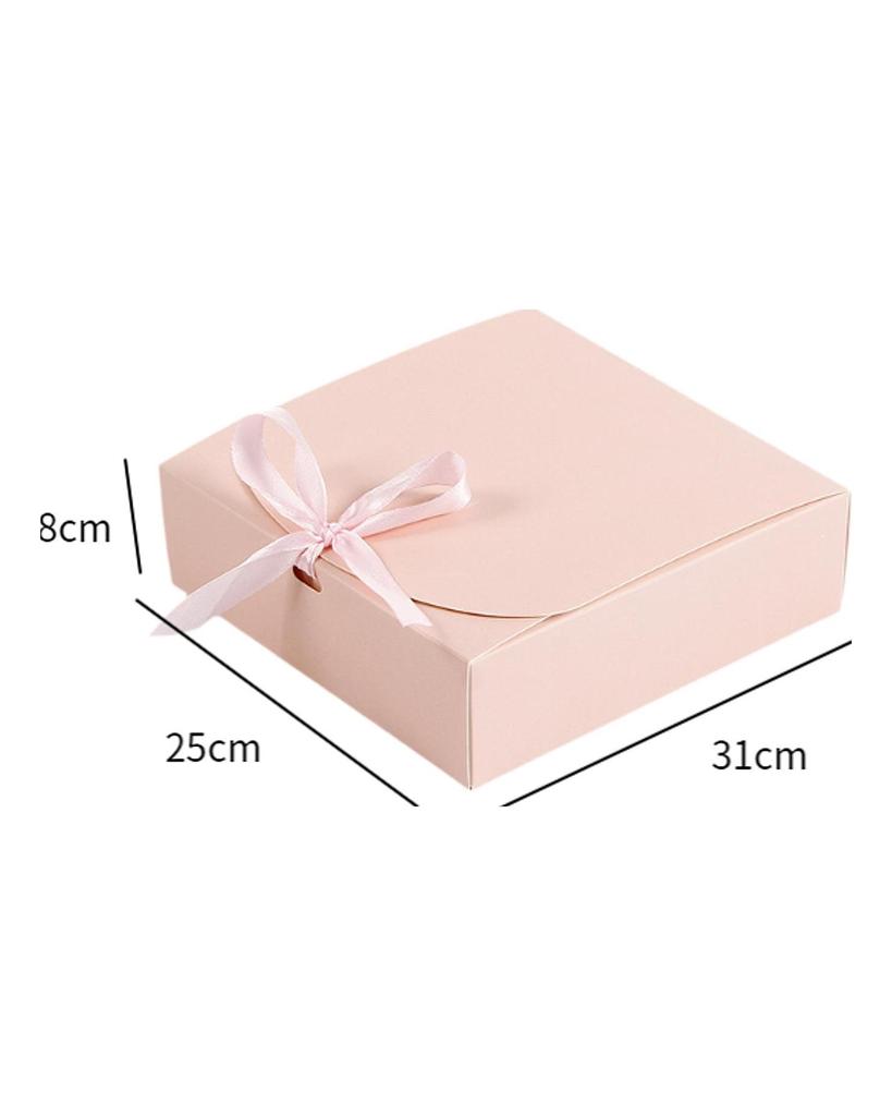 Gift Box with Lid Bridesmaid Proposal Bakery Party Favor Treat Rectangle Paper