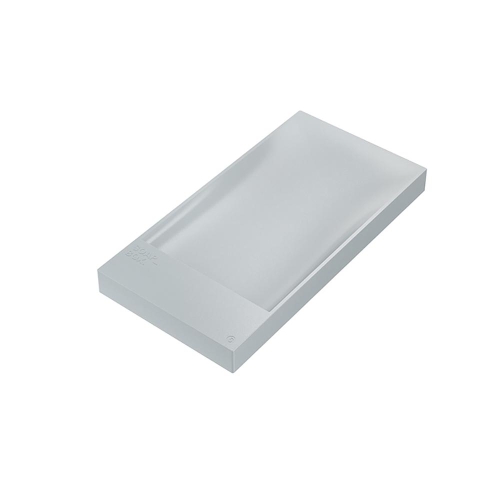1Pcs Bathroom Silicone Flexible Soap Dishes Storage Holder Soapbox Plate Tray Drain Bath Tools Simple Creativity Soap Box