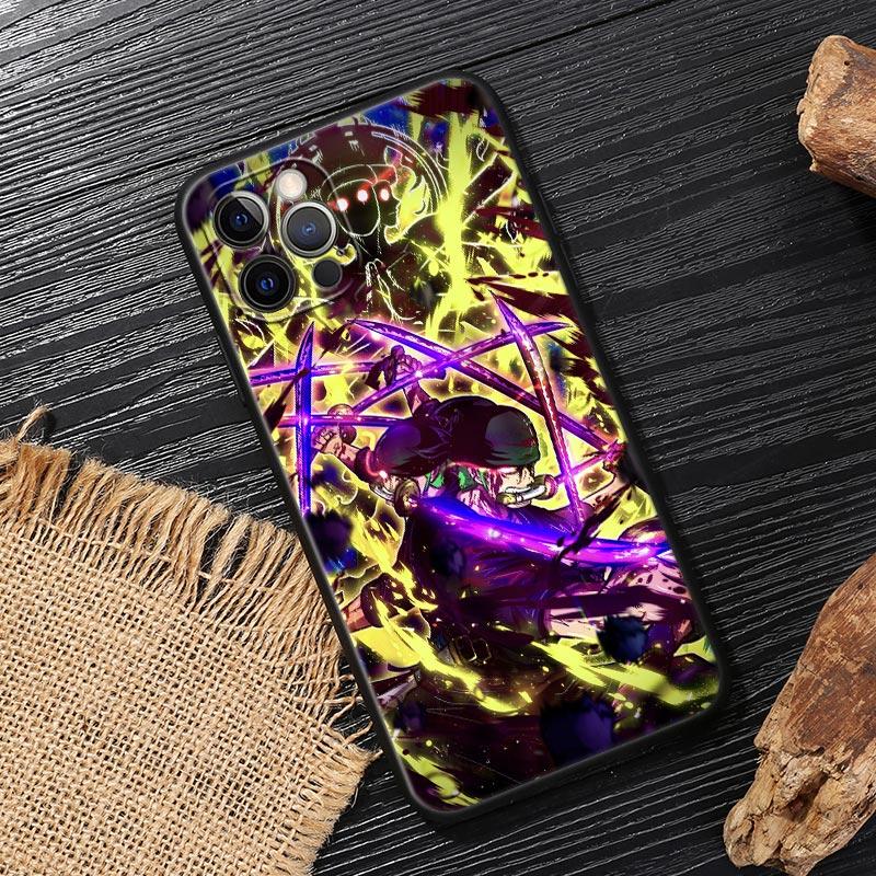 Ones Pieces Fashion Luffy Zoro Funda For Iphone 17 Case For iPhone 16 15 11 12 13 Mini 17 Pro Max 16 Plus 17 16 E Air Case Cover