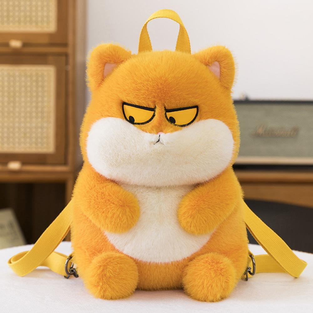 

Plush Doll Cat Plush Backpack Phone Bag Cartoon Plush Schoolbag Little Cat Doll Shoulder Bag Girls