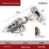 Thickened Hydraulic Damping Airplane Wardrobe Hinge with Fixed Cabinet Copper Rod for Furniture Doors